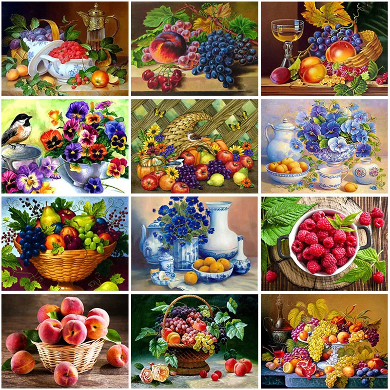 DIY 5D Diamond Painting Full Round Drill Mosaic Fruit Diamond Embroidery Rhinestone Cross Stitch Wall Art Home Decor
DIY 5D Diamond Painting Full Round Drill Mosaic Fruit Diamond Embroidery Rhinestone Cross Stitch Wall Art Home Decor