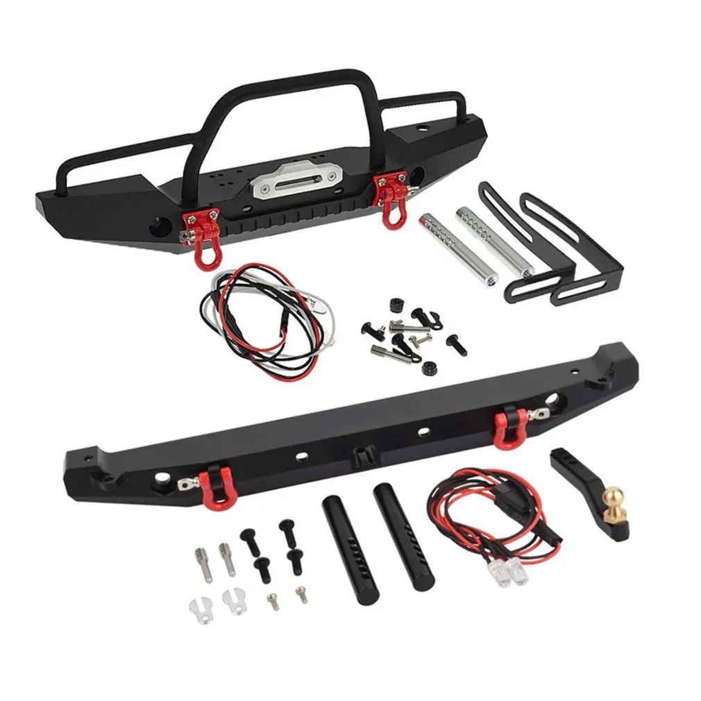 Climbing Car Bumper With 4 LED Lights Flat Head With Trailer Hook Car Accessories Front Rear Shock Absorber
Climbing Car Bumper With 4 LED Lights Flat Head With Trailer Hook Car Accessories Front Rear Shock Absorber