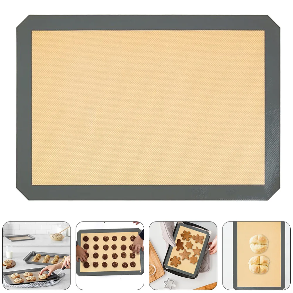 2pcs Thermoresistant Silica Baking Mats Fiberglass Baking Mats for Home Bakery
2pcs Thermoresistant Silica Baking Mats Fiberglass Baking Mats for Home Bakery
