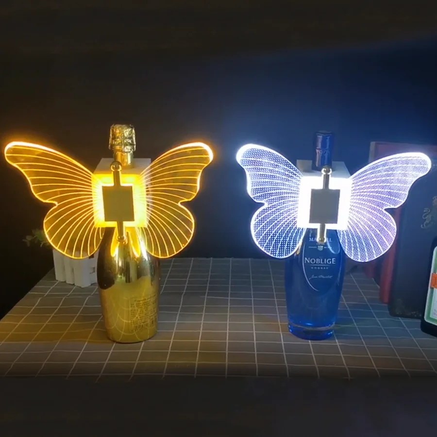 Chargeable Led Sparkler Butterfly Light Wine Champagne Bottle Stopper Strobe Baton KTV Bar NightClub Party Flash Fireworks Lamp
Chargeable Led Sparkler Butterfly Light Wine Champagne Bottle Stopper Strobe Baton KTV Bar NightClub Party Flash Fireworks Lamp