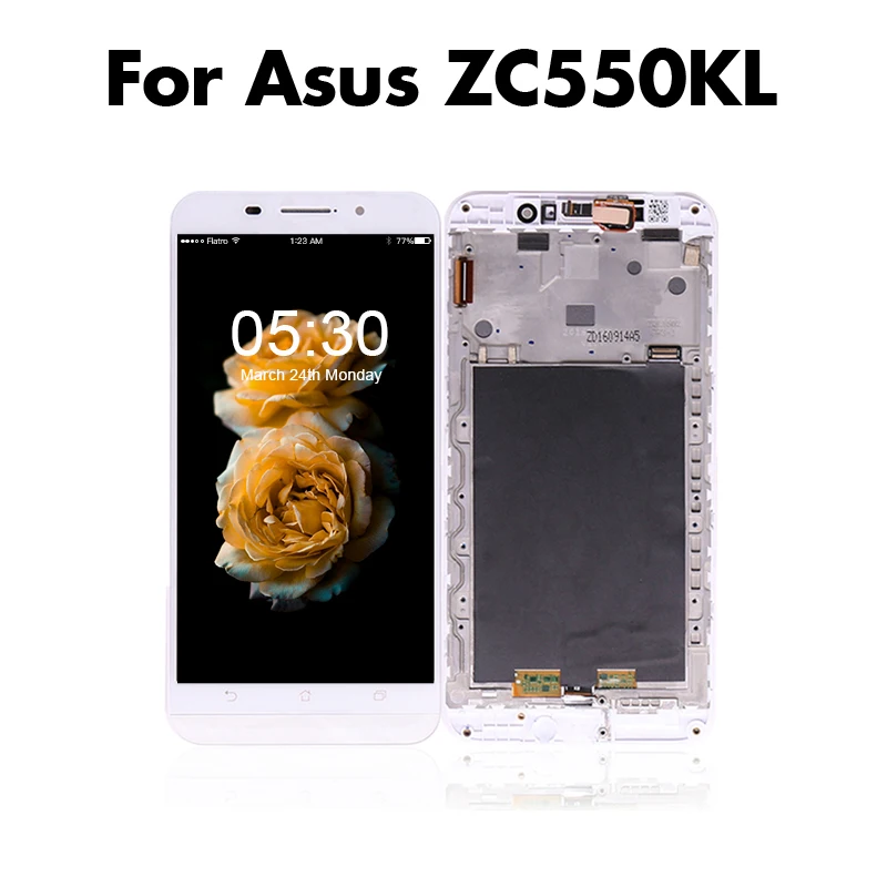 5 "Оригинальный дисплей для Asus Zenfone Max ZC550KL lcd сенсорный экран с рамкой ASUS ЖК