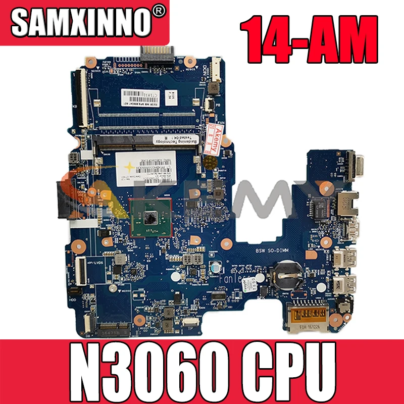 858040-001 858040-501 For HP Pavilion 14-AM N3060 Notebook Mainboard 6050A2823301-MB-A01 SR2KN Laptop motherboard
858040-001 858040-501 For HP Pavilion 14-AM N3060 Notebook Mainboard 6050A2823301-MB-A01 SR2KN Laptop motherboard