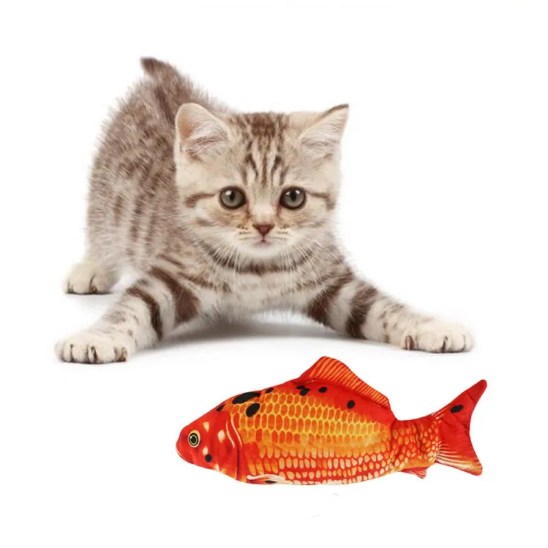 Hot Electric Dancing Fish Cat Toy Pet USB Rechargeable Wagging Tail Simulation Fish Interactive Toys
Hot Electric Dancing Fish Cat Toy Pet USB Rechargeable Wagging Tail Simulation Fish Interactive Toys