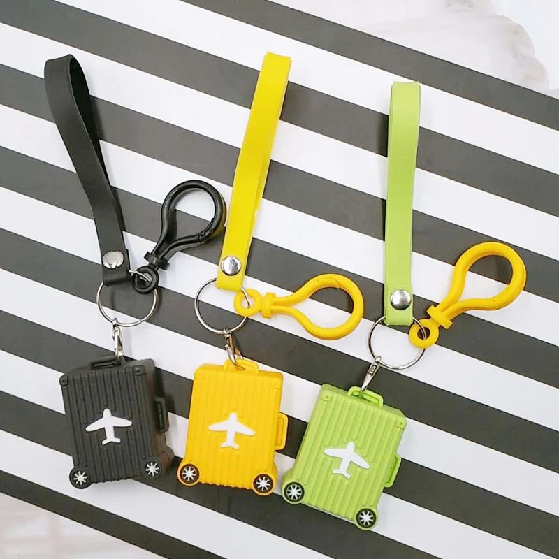 Kawaii Creativity Lovely New Glue Suitcase Key Ring Male and Female Lovers Doll Bag Pendant PVC Key Chain Ring Keychain Charms
Kawaii Creativity Lovely New Glue Suitcase Key Ring Male and Female Lovers Doll Bag Pendant PVC Key Chain Ring Keychain Charms