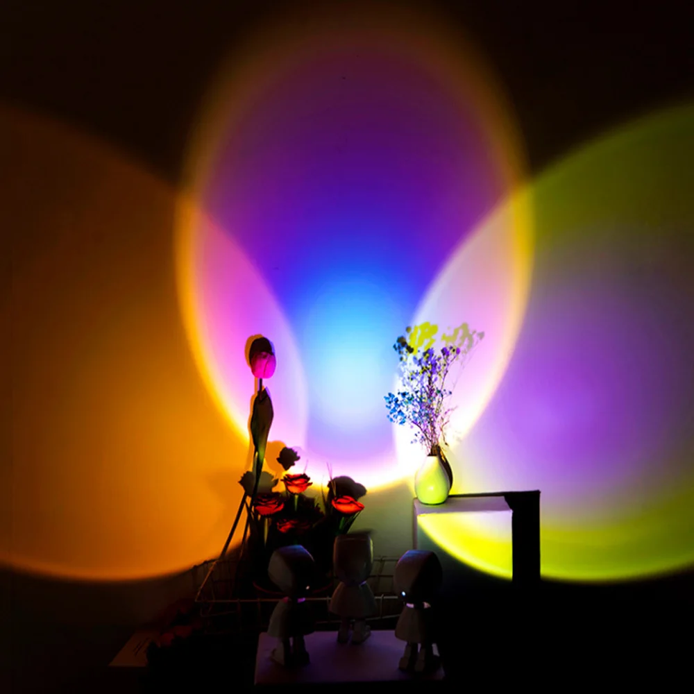 The sun never sets projector lamp rainbow projector lamp atmosphere robot wall lamp photo background light
The sun never sets projector lamp rainbow projector lamp atmosphere robot wall lamp photo background light