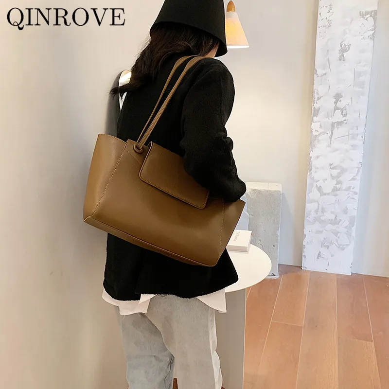 Vintage Handbags Pu Leather Shoulder Bag Fashion Female Tote Bag New 2020 Autumn Trend for Women Solid Color Top-handle Bags
Vintage Handbags Pu Leather Shoulder Bag Fashion Female Tote Bag New 2020 Autumn Trend for Women Solid Color Top-handle Bags