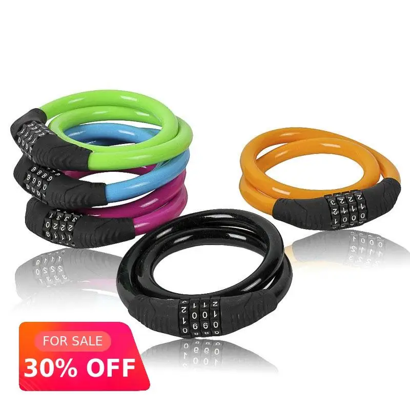 Bike Lock MTB Bicycle password Cable wire Lock chain Steel safety security Bike Cycling color safe Lock pad combination
Bike Lock MTB Bicycle password Cable wire Lock chain Steel safety security Bike Cycling color safe Lock pad combination