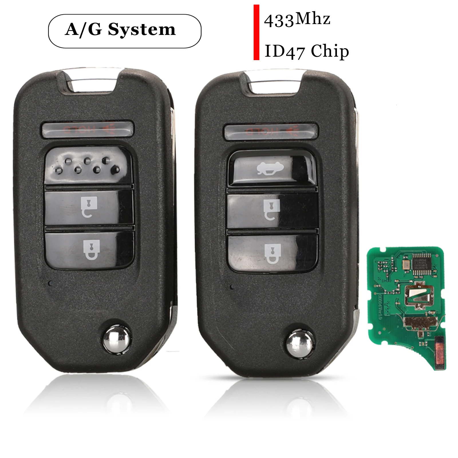 jingyuqin 3/4 Buttons Remote Key For Honda Civic Accord City CR-V Jazz XR-V Vezel HR-V FRV Auto Lock 433MHz A/G System
jingyuqin 3/4 Buttons Remote Key For Honda Civic Accord City CR-V Jazz XR-V Vezel HR-V FRV Auto Lock 433MHz A/G System
