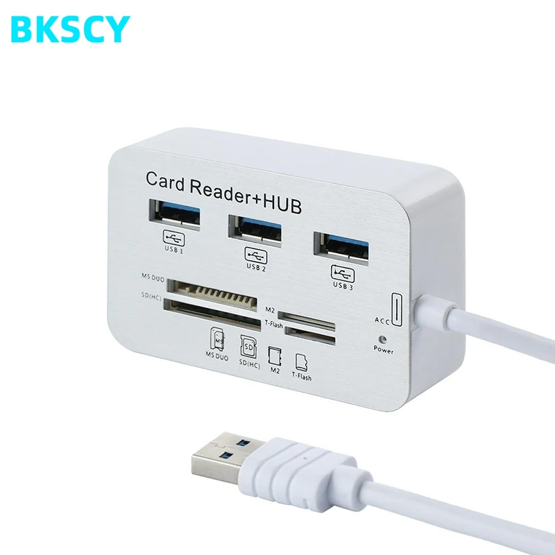 BKSCY USB Hub 3.0 High Speed Multi Usb 3.0 Hub with MS/SD/M2/TF Card Reader COMBO Usb Splitter for Pc Laptop Multi USB Hub
BKSCY USB Hub 3.0 High Speed Multi Usb 3.0 Hub with MS/SD/M2/TF Card Reader COMBO Usb Splitter for Pc Laptop Multi USB Hub