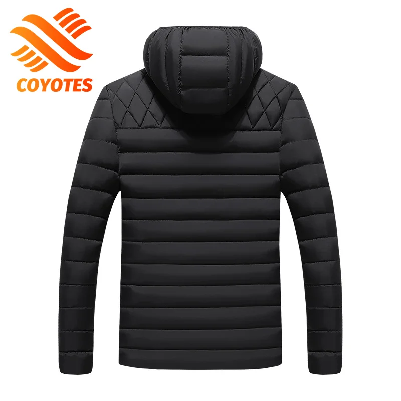 COYOTES 2021 Men Winter Parkas Jacket Warm Waterproof Jackets Men's Autumn Thick Hooded Parkas Fashion Casual Slim Coats
COYOTES 2021 Men Winter Parkas Jacket Warm Waterproof Jackets Men's Autumn Thick Hooded Parkas Fashion Casual Slim Coats