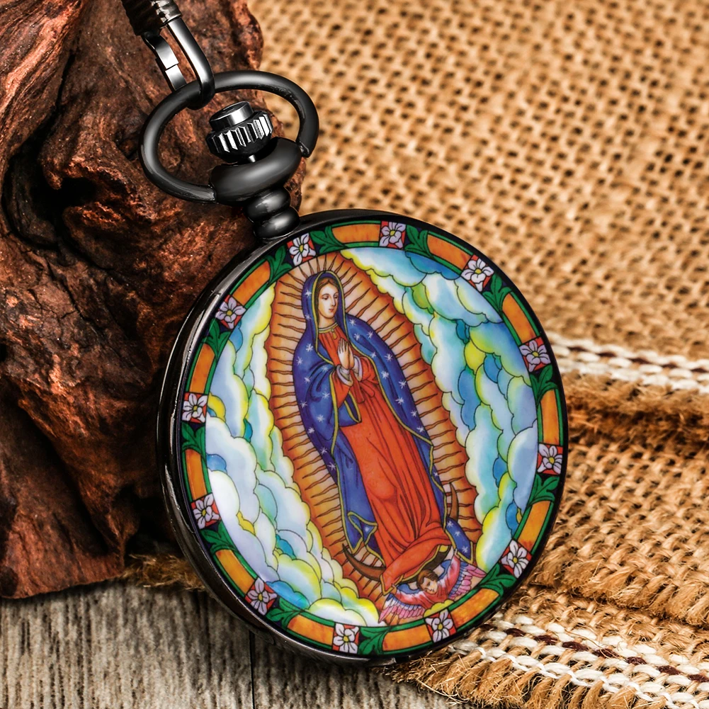Часы наручные католицистские кварцевые в ретро-стиле изящный дизайн