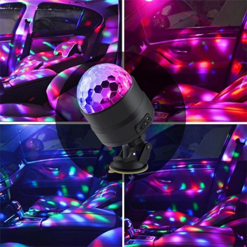 LED Disco Light USB Portable Party Light 5V Strobe Sound Activated Dance Car Interior Decorative Flash LED Rotating Light
LED Disco Light USB Portable Party Light 5V Strobe Sound Activated Dance Car Interior Decorative Flash LED Rotating Light
