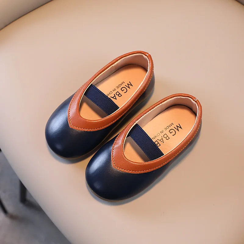 Spring Autumn Girls Shoes Kids Flats Elastic Band Boat Shoes Patchwork Slip on Shoes Girls Princess Shoes Leather Child Toddlers
Spring Autumn Girls Shoes Kids Flats Elastic Band Boat Shoes Patchwork Slip on Shoes Girls Princess Shoes Leather Child Toddlers