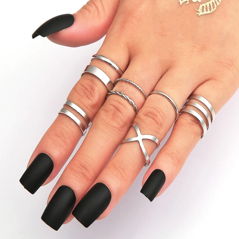 8Pcs/Set Bohemian Vintage Round Hollow Geometric Rings For Women Fashion Cross Twist Open Ring Knuckle Finger Rings Jewelry
8Pcs/Set Bohemian Vintage Round Hollow Geometric Rings For Women Fashion Cross Twist Open Ring Knuckle Finger Rings Jewelry