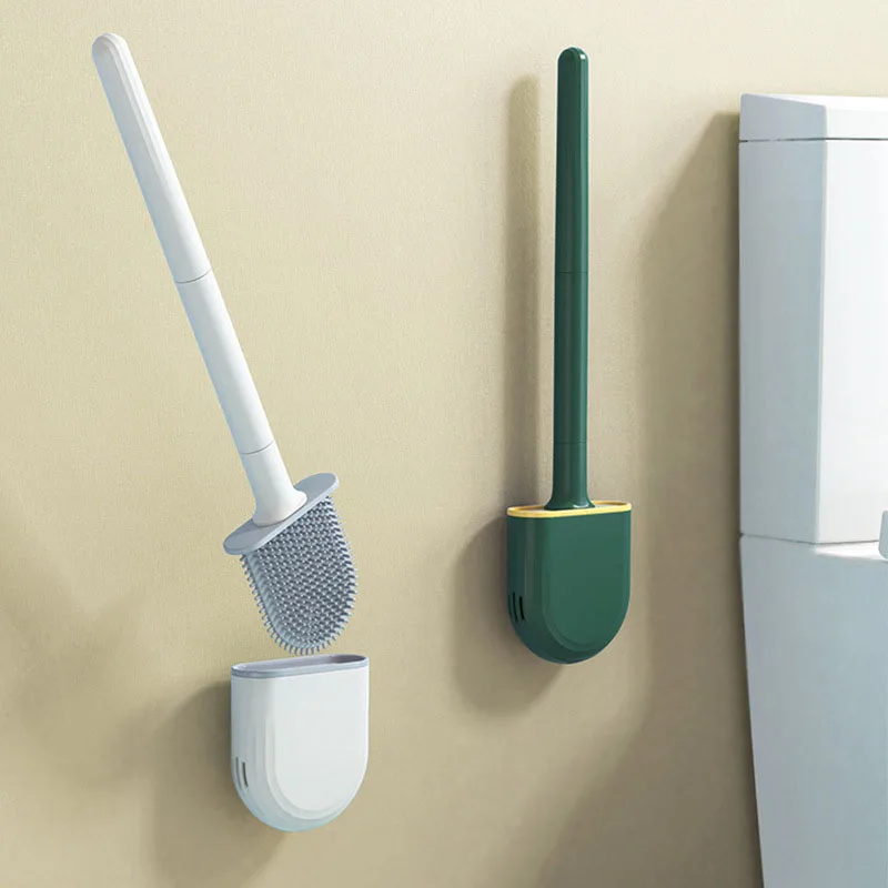 1Set Wall-mounted Toilet Brush Silicone Water Leak Proof With Base Wc Flat Head Soft Bristles with Quick Drying Holder Removable
1Set Wall-mounted Toilet Brush Silicone Water Leak Proof With Base Wc Flat Head Soft Bristles with Quick Drying Holder Removable