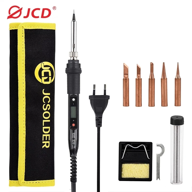 LCD Digital Display Electric Soldering iron 220V 110V Adjustable Temperature Repair ToolsWith quality soldering Iron Tips kits
LCD Digital Display Electric Soldering iron 220V 110V Adjustable Temperature Repair ToolsWith quality soldering Iron Tips kits