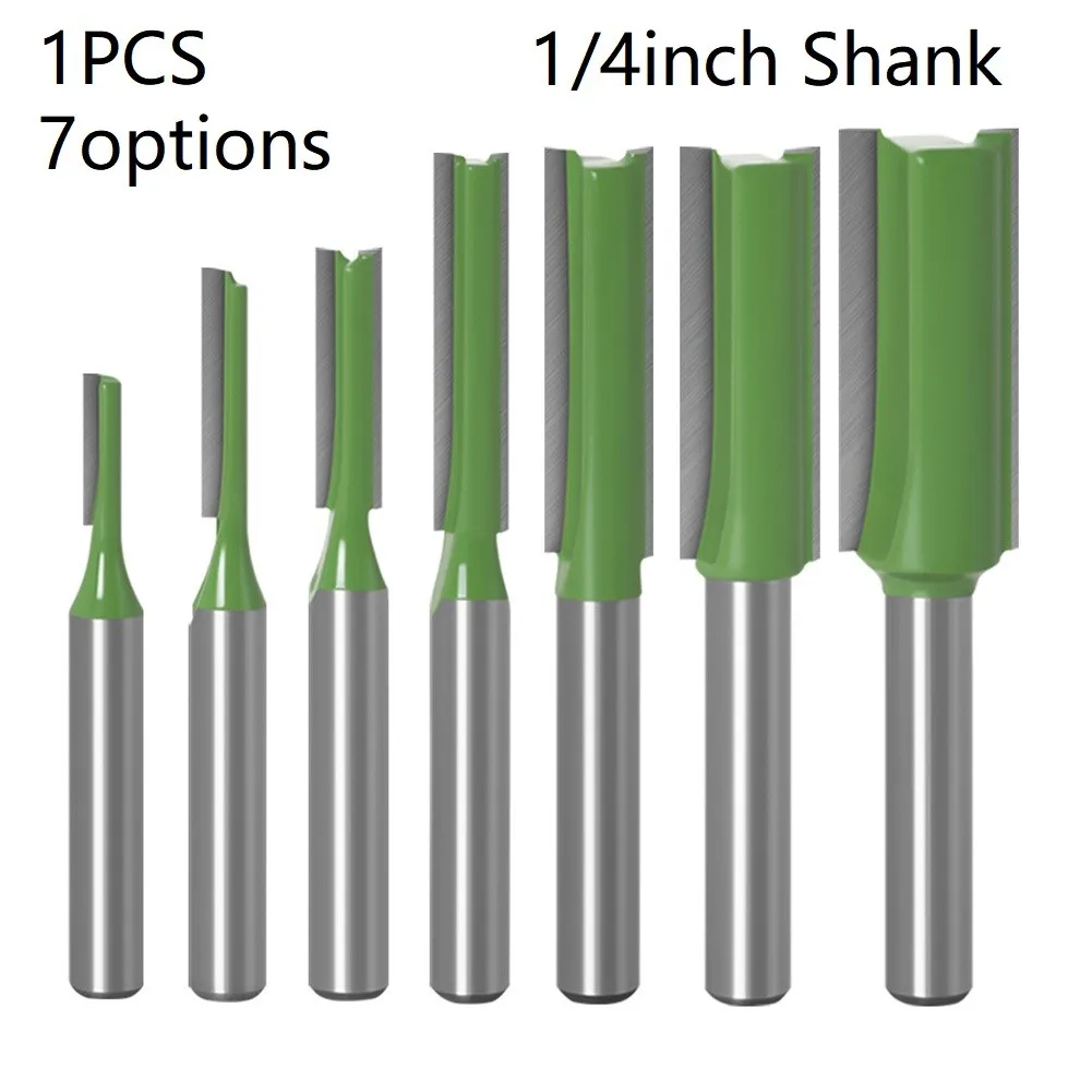 New 1/4 Inch 6mm Shank Straight Bit Milling Cutter Single Double Flute Wood Cutters Router Bit Woodworking Tool Set
New 1/4 Inch 6mm Shank Straight Bit Milling Cutter Single Double Flute Wood Cutters Router Bit Woodworking Tool Set