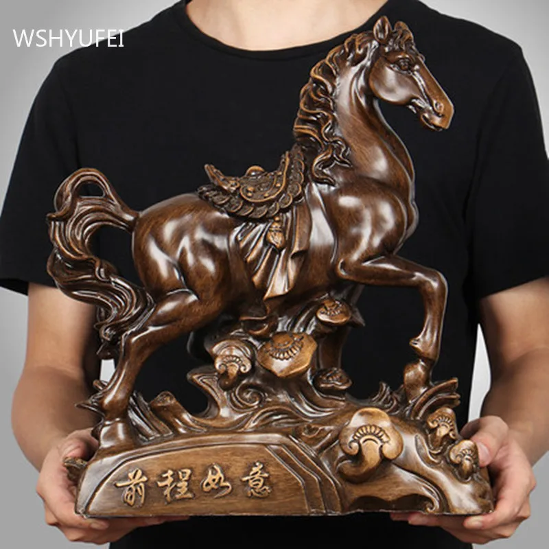 Chinese Horse Sculpture Resin Ornaments Lucky Money Crafts Home Living Room Office Desktop Decorations Housewarming Gifts
Chinese Horse Sculpture Resin Ornaments Lucky Money Crafts Home Living Room Office Desktop Decorations Housewarming Gifts