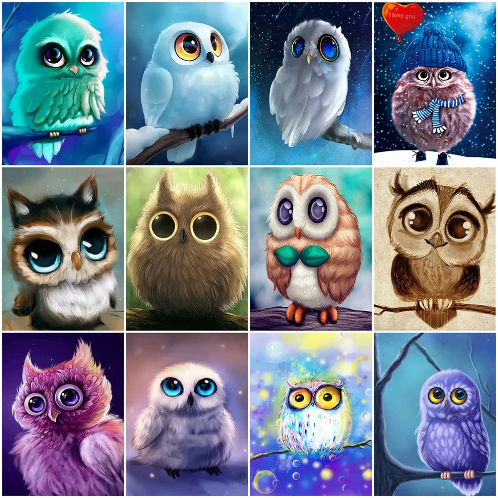 Cute Owl Embroidery Diamond Painting Animals Paint 5D Diy Full Drills Handmade Jewel Cross Stitch Adults Crafts Home Deocr
Cute Owl Embroidery Diamond Painting Animals Paint 5D Diy Full Drills Handmade Jewel Cross Stitch Adults Crafts Home Deocr