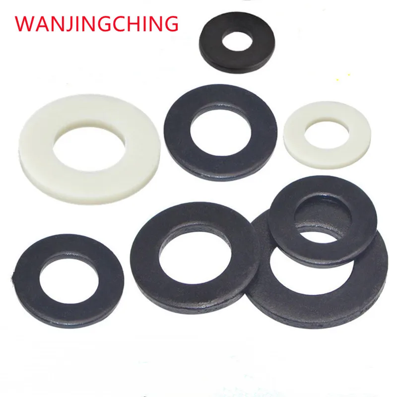 50/100Pcs White/Black Nylon Flat Washer M10 M12 M14 M16 M18 M20 Insulaton Plastic O-rings Nylon Gasket Fastener
50/100Pcs White/Black Nylon Flat Washer M10 M12 M14 M16 M18 M20 Insulaton Plastic O-rings Nylon Gasket Fastener