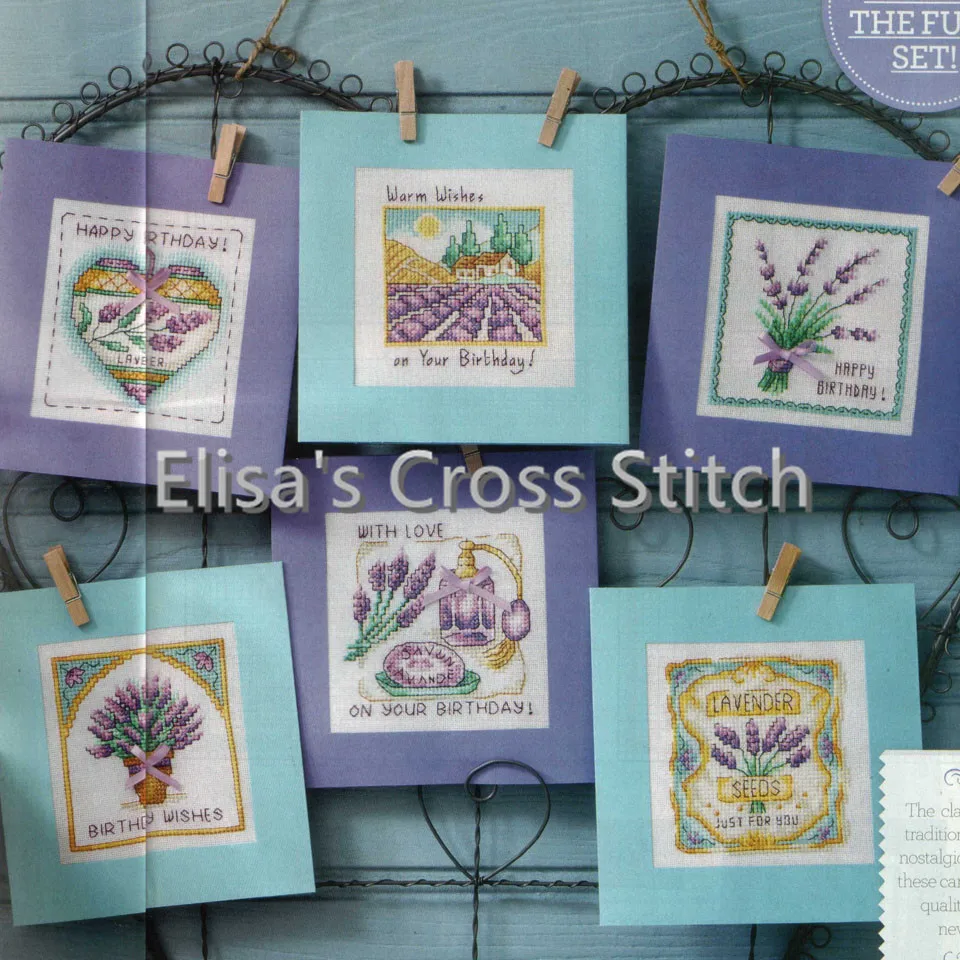 CD142 14ct DIY Invitation Greeting Card With Full Set CrossStitch Greeting Card Cake Birthday Christmas Gift Love Lavender
CD142 14ct DIY Invitation Greeting Card With Full Set CrossStitch Greeting Card Cake Birthday Christmas Gift Love Lavender