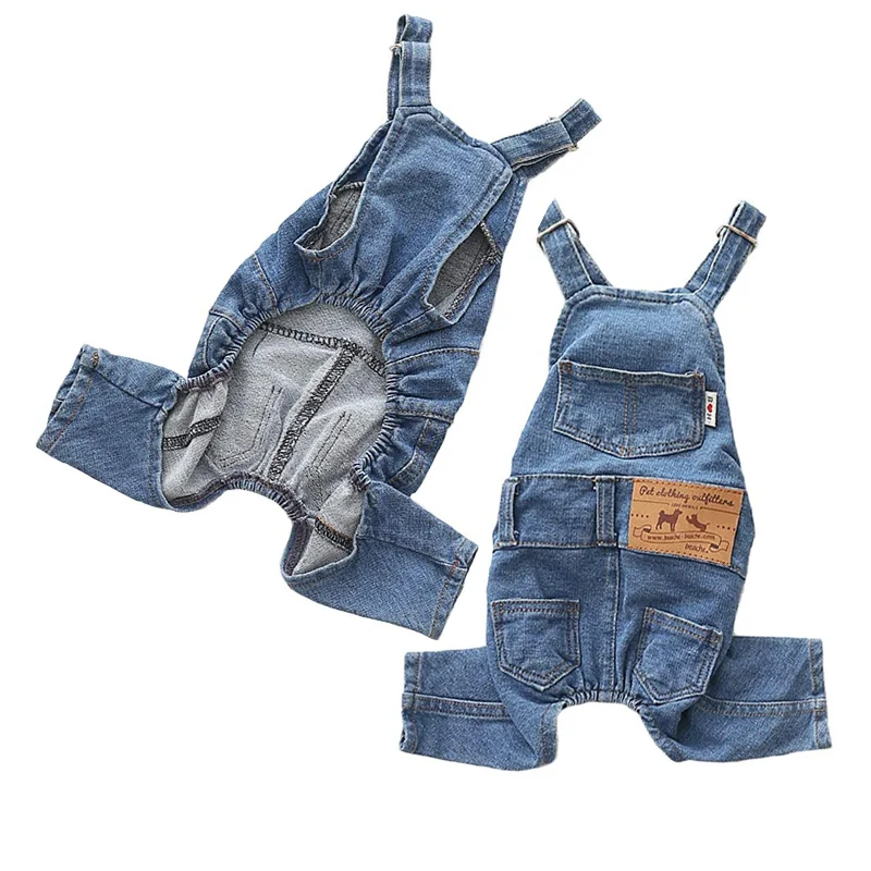 Fashion Pet Jean Clothes Overalls for Dogs Denim Strap Pant Jumpsuit for Small Medium Dogs 2021 Design French Bulldog Apparel
Fashion Pet Jean Clothes Overalls for Dogs Denim Strap Pant Jumpsuit for Small Medium Dogs 2021 Design French Bulldog Apparel