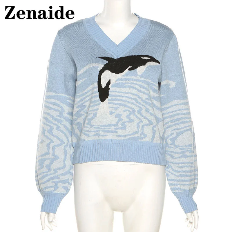 Zenaide Print V Neck Oversized Sweater Women Casual Loose Knitted Jumper Ladies Vintage Autumn Winter Pullover Knitwear 2021
Zenaide Print V Neck Oversized Sweater Women Casual Loose Knitted Jumper Ladies Vintage Autumn Winter Pullover Knitwear 2021