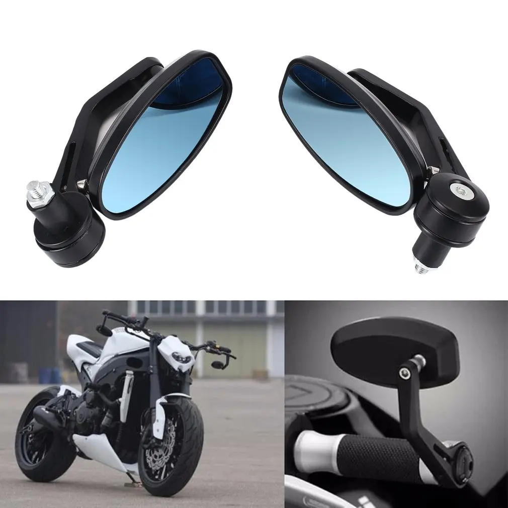 

1Pair Motorcycle 7/8" Handle Bar End Rearview Side Mirrors Fit for Honda for KTM Hot