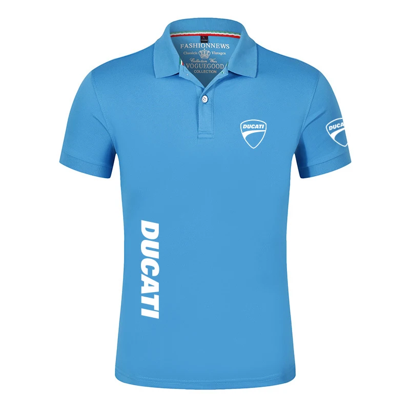 2021 Ducati Car Logo Cotton High Quality Men Polo Shirt Solid Short Sleeves Fashion Casual Shirts Male Sport College Print Tops
2021 Ducati Car Logo Cotton High Quality Men Polo Shirt Solid Short Sleeves Fashion Casual Shirts Male Sport College Print Tops