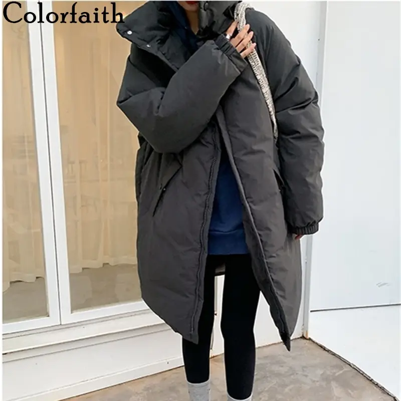 Colorfaith/Новинка 2021 года; Сезон зима-весна; Женская куртка с карманами и воротником-стойкой; Парки высокого качества; Теплое длинное пальто; CO850
Colorfaith/Новинка 2021 года; Сезон зима-весна; Женская куртка с карманами и воротником-стойкой; Парки высокого качества; Теплое длинное пальто; CO850