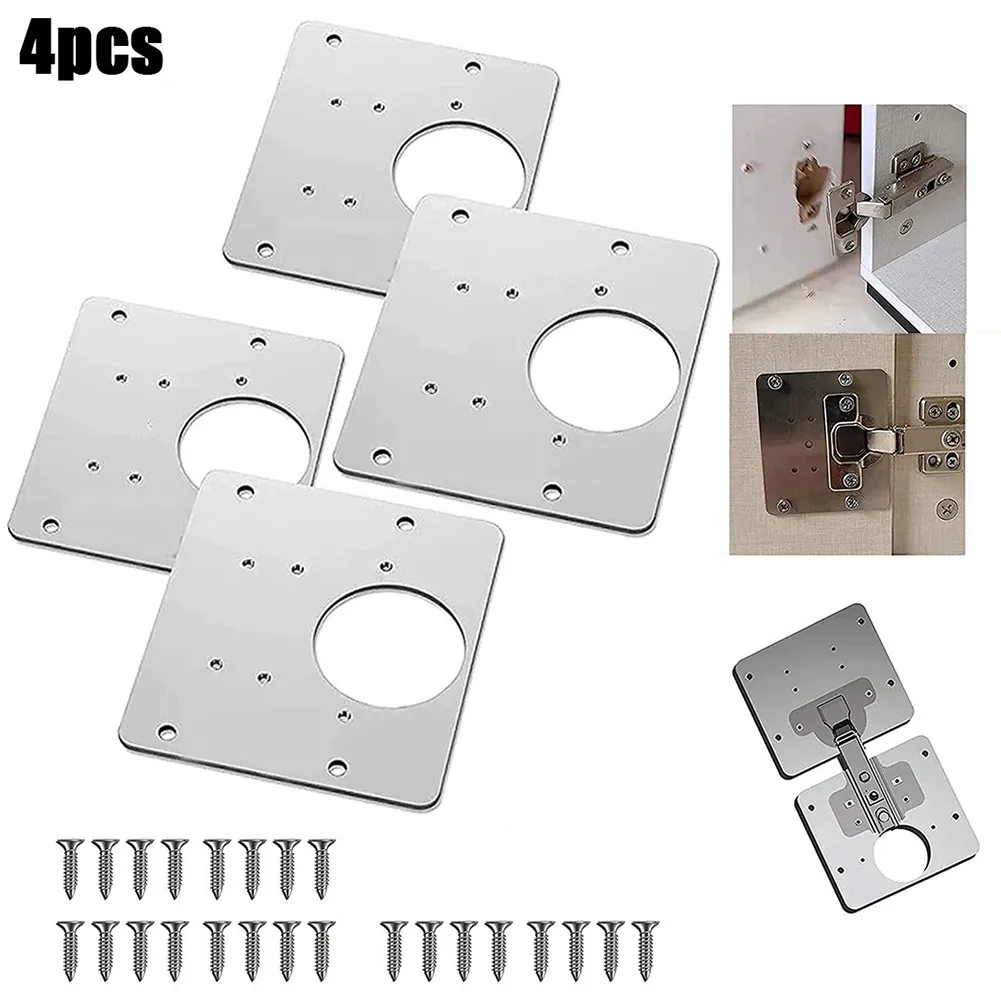 Hinge Repair Plate Rust Resistant Steel Cabinet Hinges For Wardrobe Hardware Furniture Fittings Cupboard Repair Mount Tool
Hinge Repair Plate Rust Resistant Steel Cabinet Hinges For Wardrobe Hardware Furniture Fittings Cupboard Repair Mount Tool