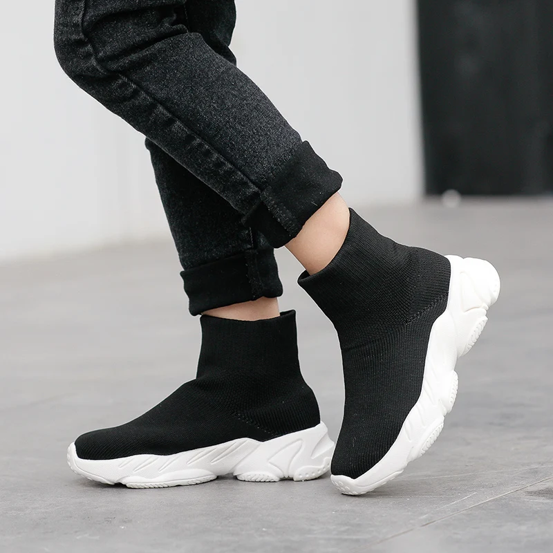 High Top Children Sneakers Boys School Shoes Kids Socks Shoes Girls Breathable Sports Running Footwear Slip-On Casual Trainers
High Top Children Sneakers Boys School Shoes Kids Socks Shoes Girls Breathable Sports Running Footwear Slip-On Casual Trainers