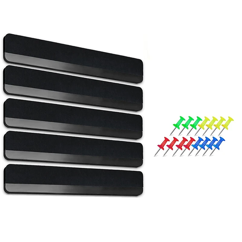 5 Pieces of Magnetic Pin Board / Felt Board Message Wall Memo Board Strips for Wall Home Classroom Office Decoration
5 Pieces of Magnetic Pin Board / Felt Board Message Wall Memo Board Strips for Wall Home Classroom Office Decoration