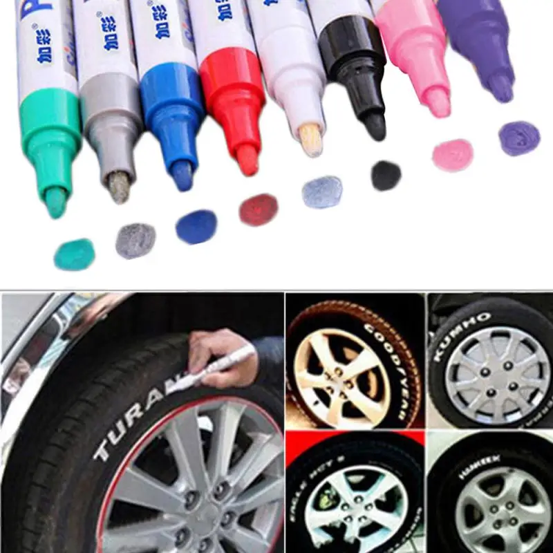 Waterproof Car Wheel Tire Oily Paint Pen Painting Mark Pen Rubber Tyre Tread Permanent Paint Marker Touch Up Paint Care TSLM1
Waterproof Car Wheel Tire Oily Paint Pen Painting Mark Pen Rubber Tyre Tread Permanent Paint Marker Touch Up Paint Care TSLM1