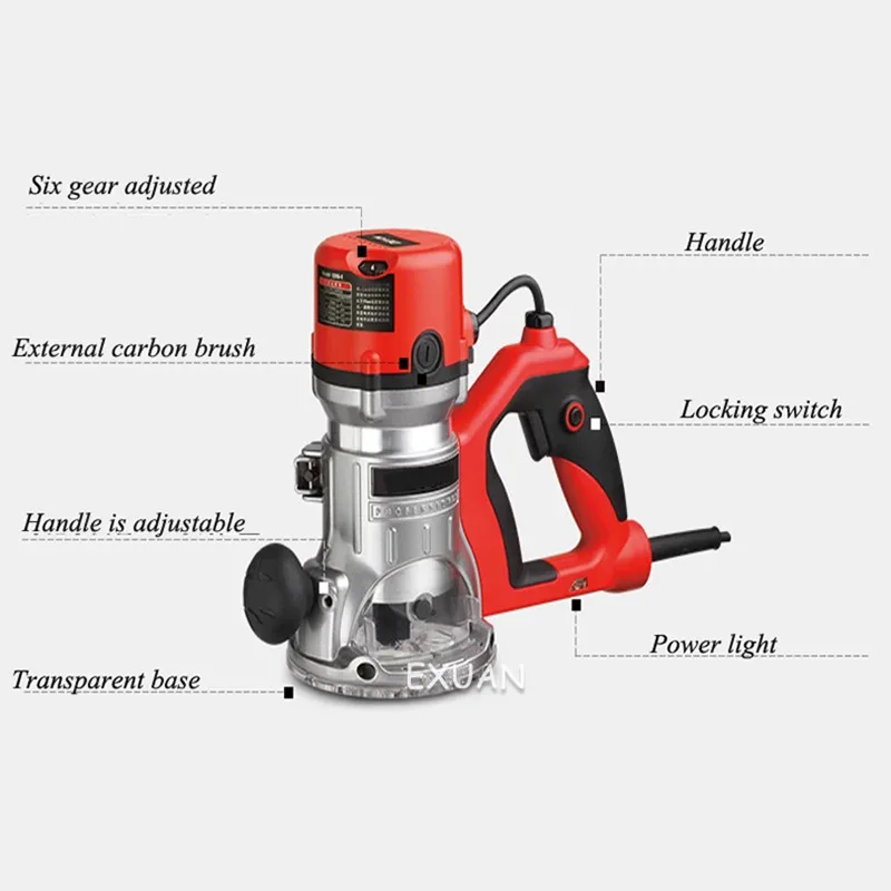 Finishing Machine Electric Engraving Machine DIY Tool Handle Wood Milling Engraving Machine Trimming 1300W Woodworking
Finishing Machine Electric Engraving Machine DIY Tool Handle Wood Milling Engraving Machine Trimming 1300W Woodworking