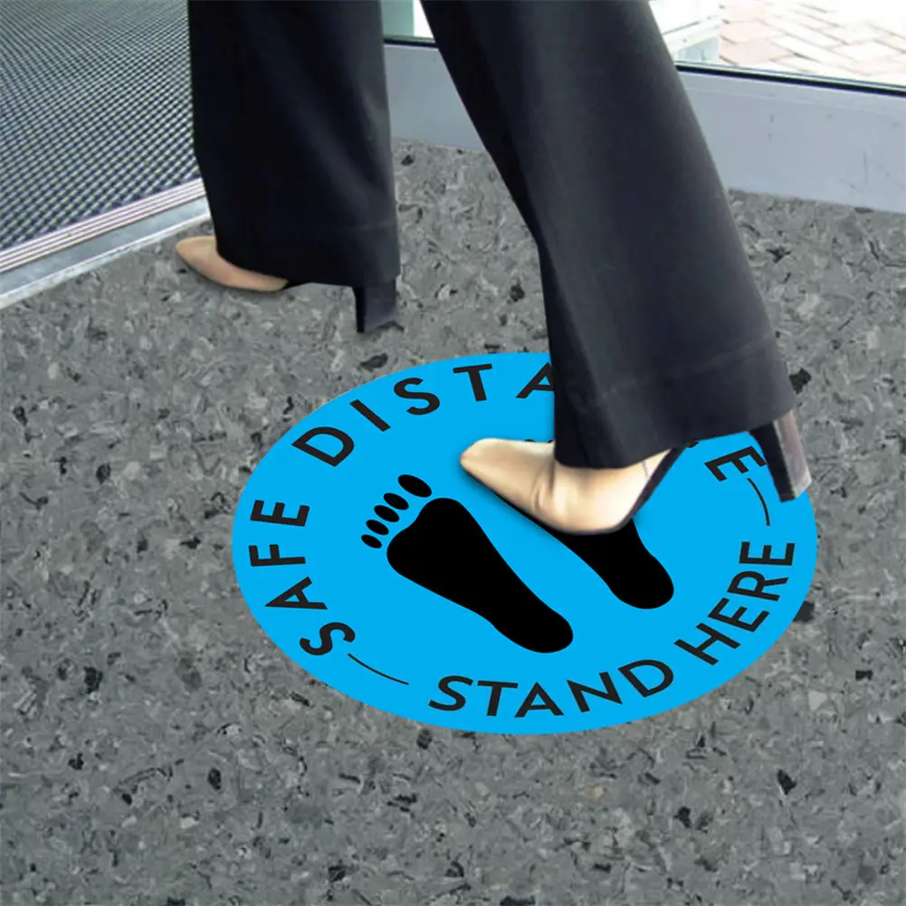 Hot Social Distancing Safety Floor Sign Marker Maintain 6 Feet Distance Stickers D6
Hot Social Distancing Safety Floor Sign Marker Maintain 6 Feet Distance Stickers D6