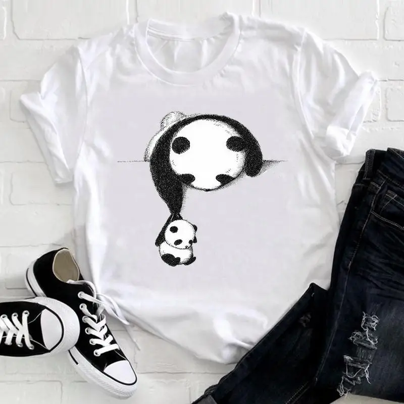 Short Sleeve Women Love Panda Sweet Lovely Fashion Clothing Female Summer Clothes Graphic Tee Casual Tshirt Top T-shirt
Short Sleeve Women Love Panda Sweet Lovely Fashion Clothing Female Summer Clothes Graphic Tee Casual Tshirt Top T-shirt