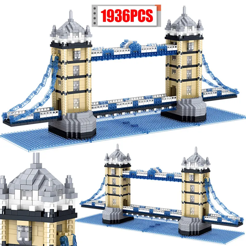 Famous Architecture Diamond Mini Bricks World the Oriental Pearl Tower Twin Bridges 3D Model Building Blocks Toys for Children
Famous Architecture Diamond Mini Bricks World the Oriental Pearl Tower Twin Bridges 3D Model Building Blocks Toys for Children