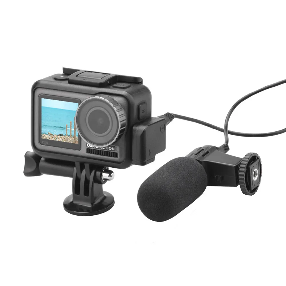 Mini 3.5mm Audio Adapter External Microphone Mount for DJI OSMO Action Camera Accessories
Mini 3.5mm Audio Adapter External Microphone Mount for DJI OSMO Action Camera Accessories