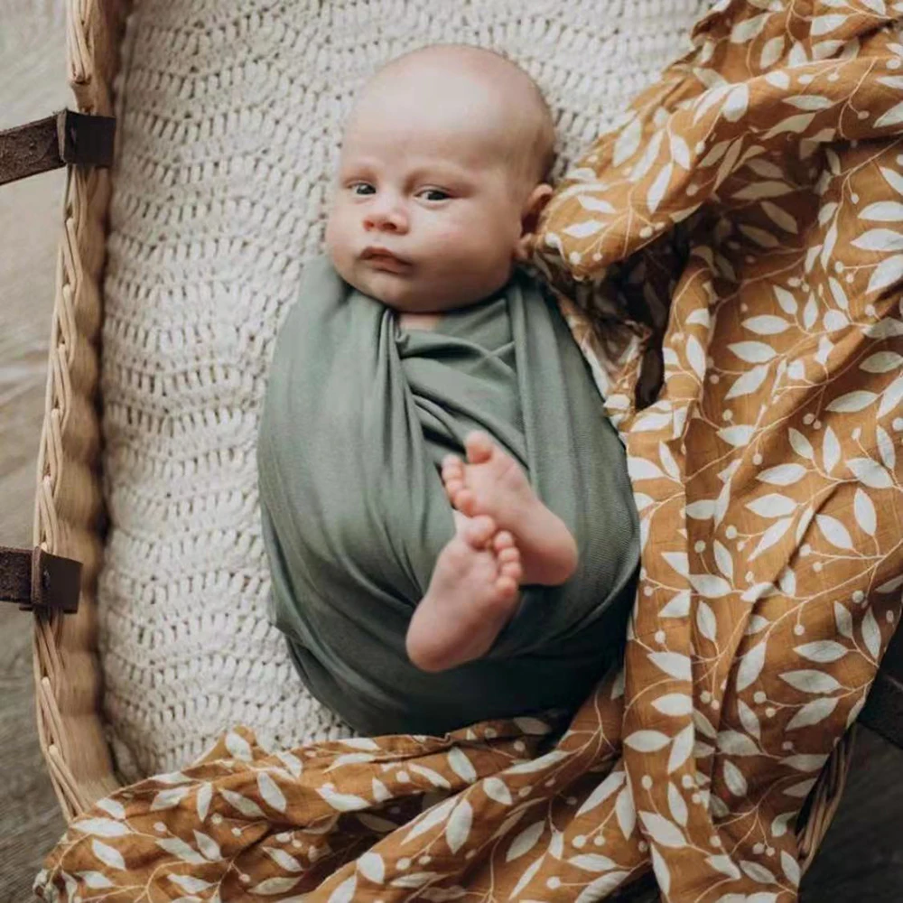 Kangobaby 2 шт. # 100% хлопок фланелевые мягкие одеяла для новорожденных подгузники из