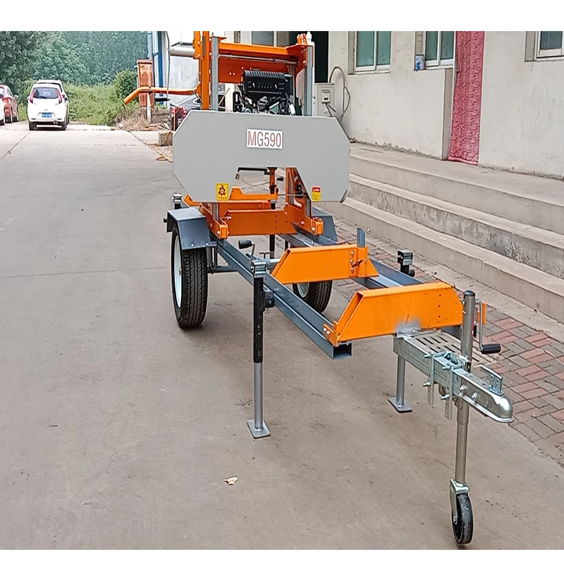 Horizontal Bandsaw Sawmill with diesel engine gasoline engine or electric portable sawmill
Horizontal Bandsaw Sawmill with diesel engine gasoline engine or electric portable sawmill