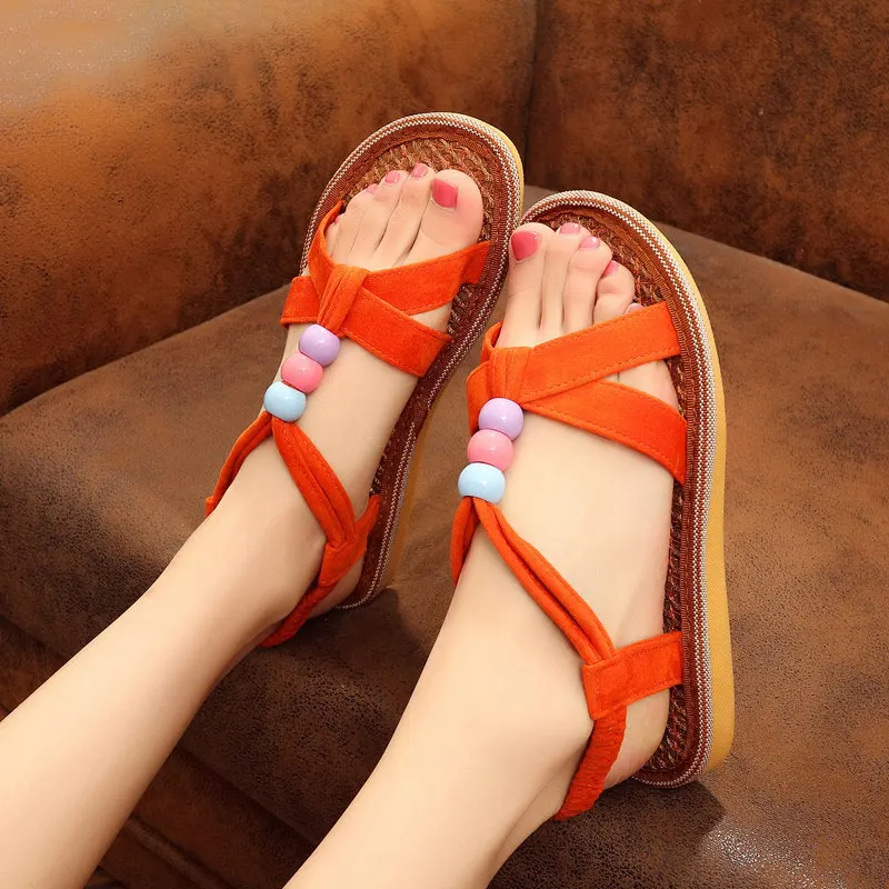 Hot Summer Women's Sandals Retro Gladiator Weaving Belt Fashion Ankle Strap Women Flat Beach Shoes Casual Footwear For Female
Hot Summer Women's Sandals Retro Gladiator Weaving Belt Fashion Ankle Strap Women Flat Beach Shoes Casual Footwear For Female