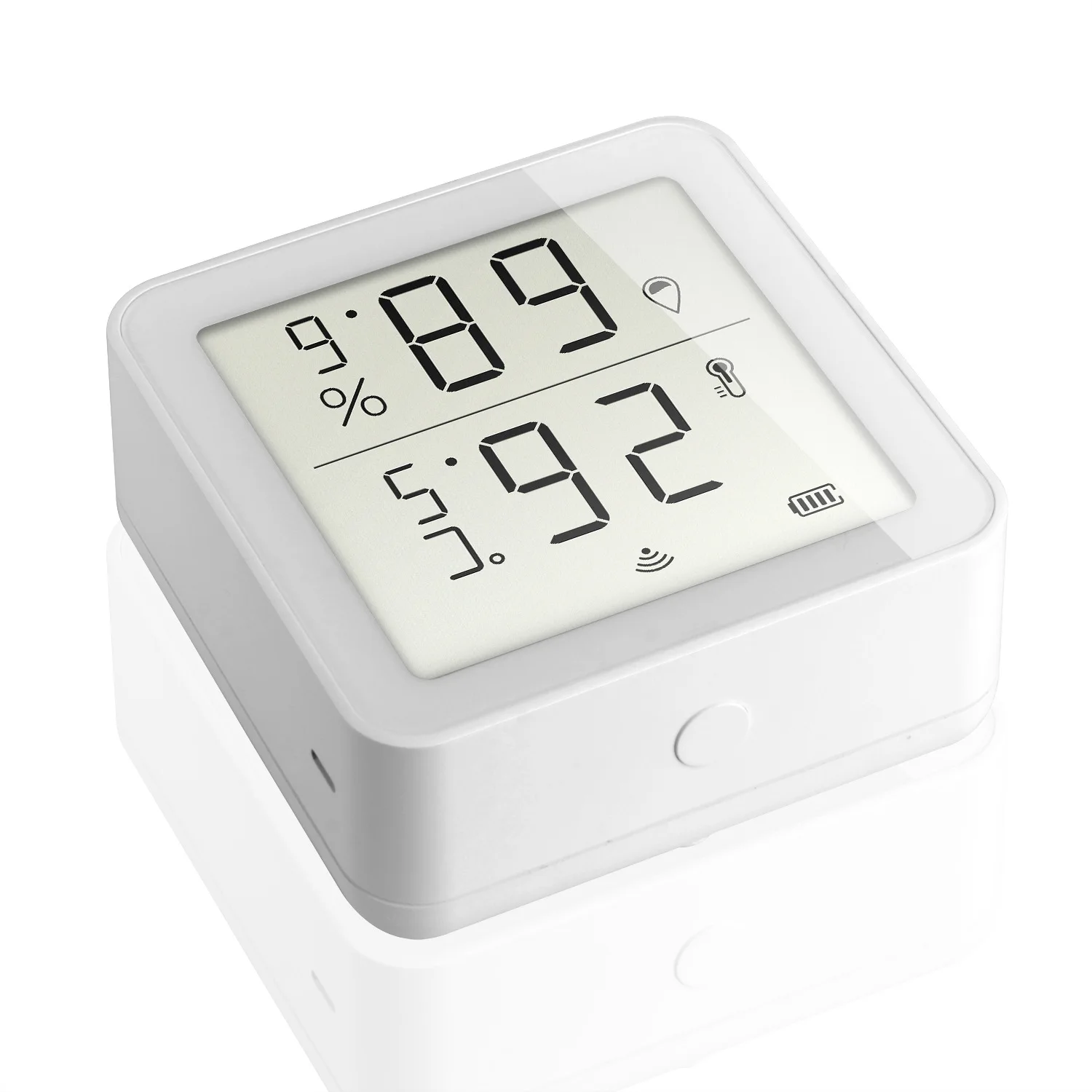LCD Display Humidity Detector Smart Life Sensor Indoor Room WIFI Temperature Hygrometer Tool Support Alexa Google Assistant Home
LCD Display Humidity Detector Smart Life Sensor Indoor Room WIFI Temperature Hygrometer Tool Support Alexa Google Assistant Home