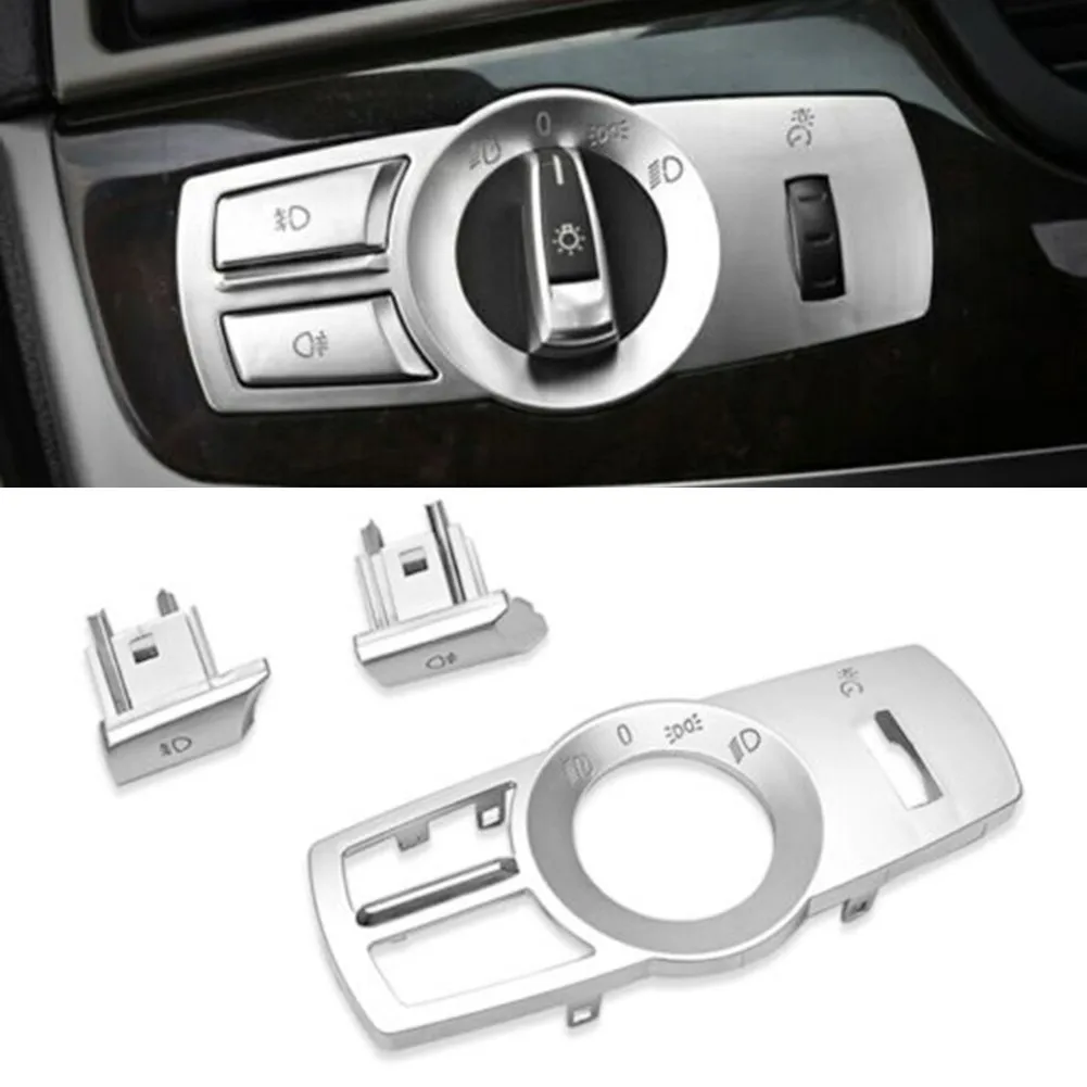 ABS Car Headlight Switch Buttons Decorative Frame Interior Trim For BMW X3x4 F25 F26 Auto Accessories
ABS Car Headlight Switch Buttons Decorative Frame Interior Trim For BMW X3x4 F25 F26 Auto Accessories