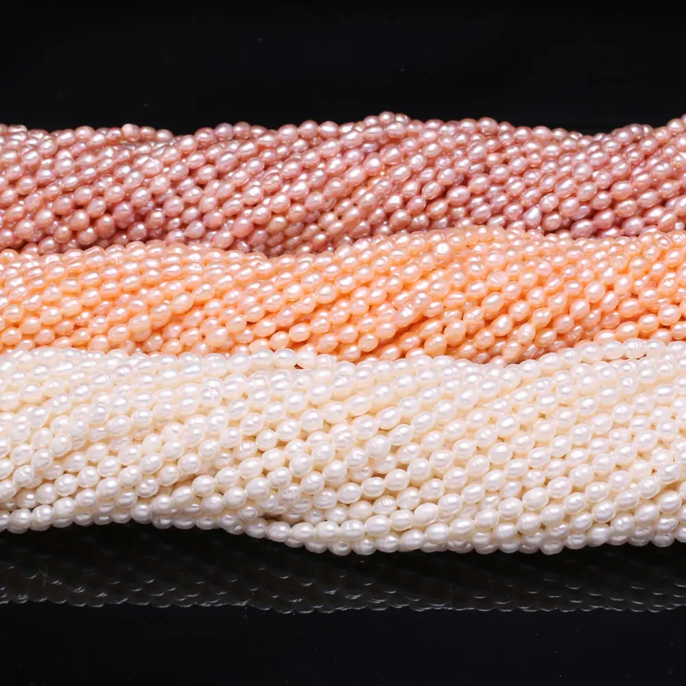Natural Freshwater Pearl Bead Rice Shape 3-3.5-3.8mm Punch Pearl Bead for Charms Jewelry Making Craft Bracelet Necklace
Natural Freshwater Pearl Bead Rice Shape 3-3.5-3.8mm Punch Pearl Bead for Charms Jewelry Making Craft Bracelet Necklace