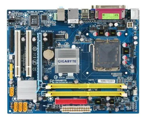 GA-945GCM-S2C оригинальная настольная розетка для Gigabyte LGA 775 Intel 945P DDR2 SATA2 USB2.0, 100% тестирование
GA-945GCM-S2C оригинальная настольная розетка для Gigabyte LGA 775 Intel 945P DDR2 SATA2 USB2.0, 100% тестирование