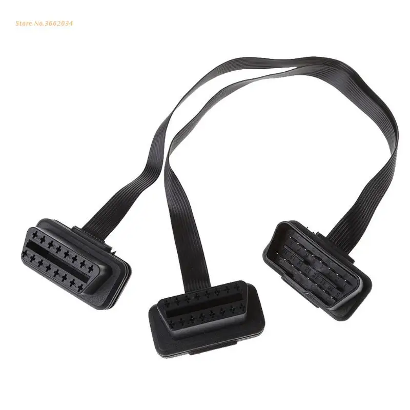 16 Pin OBD2 Male To Double Female Splitter Flat Thin Y Connector Extension Cable Dropshipping
16 Pin OBD2 Male To Double Female Splitter Flat Thin Y Connector Extension Cable Dropshipping