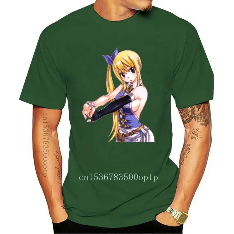 New Lucy Chiffon Black T Shirt Fairy Tail Homme T-shirt Men Fashion Cotton Tshirt Anime Tees Harajuku Streetwear
New Lucy Chiffon Black T Shirt Fairy Tail Homme T-shirt Men Fashion Cotton Tshirt Anime Tees Harajuku Streetwear