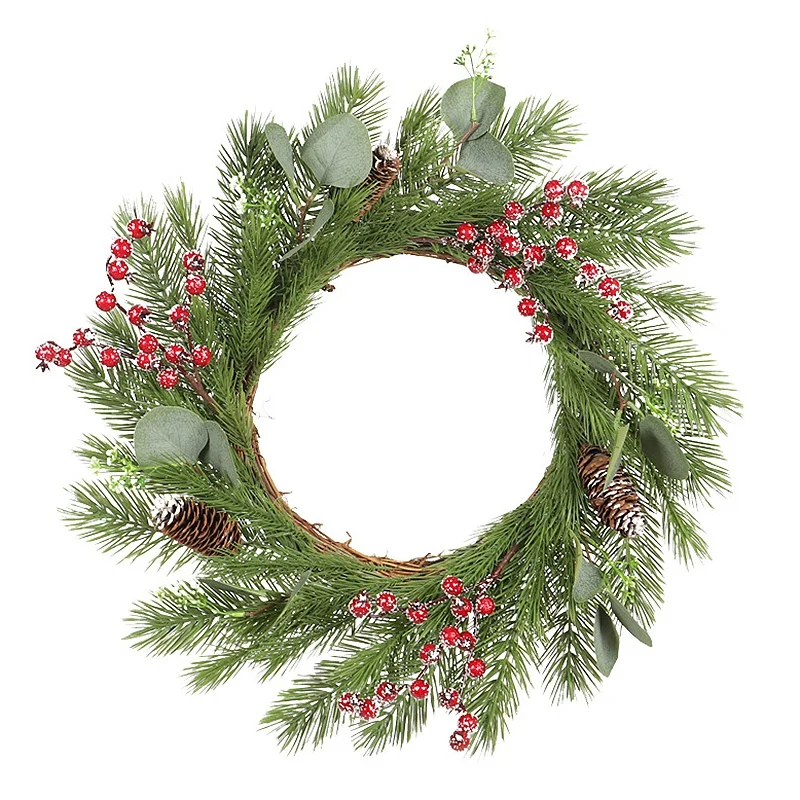 1 Pcs Artificial Christmas Wreath, Durable and Waterproof Wreath Wall Hanging Christmas Vine Circle Decoration
1 Pcs Artificial Christmas Wreath, Durable and Waterproof Wreath Wall Hanging Christmas Vine Circle Decoration