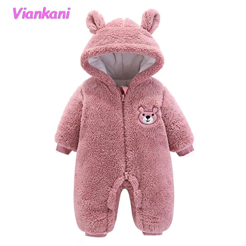 Baby clothes newborn baby romper 2021 autumn winter thick plush warm one-piece cartoon bear hooded jumpsuit boy and girl romper
Baby clothes newborn baby romper 2021 autumn winter thick plush warm one-piece cartoon bear hooded jumpsuit boy and girl romper